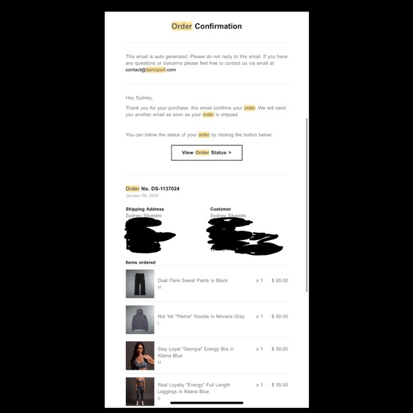 Darc Sport Sports Bra and Leggings Set - Picture 7 of 7